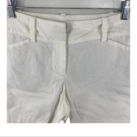Ann Taylor white shorts size 4 - Picture 3 of 12